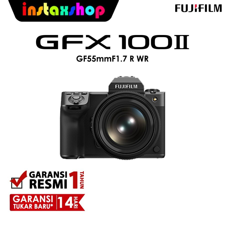 Fujifilm GFX 100 II KIT GF 55mm F1.7  Mirorless GFX100 II Kamera Resmi