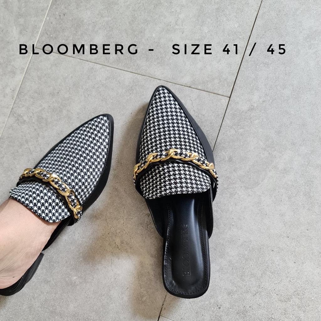 Leora Veddira - Bloomberg - Sandal Hak Mules Big Size Jumbo - Hak 3 cm - BIG SIZE JUMBO - BS Tribal 