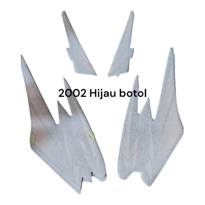 STRIPING STIKER STICKER RX KING 2002 HIJAU BOTOL  ORIGINAL LOSTPACK