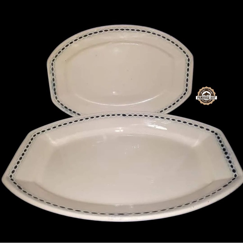 Set piring buah / lodor eropa lawas th 1912