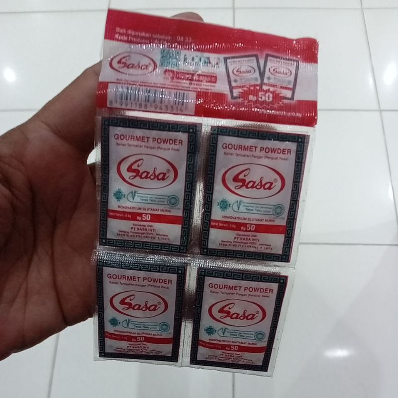 

Mahbubah - Sasa 0.6 g @16 pcs Gourmet Powder Penguat Rasa
