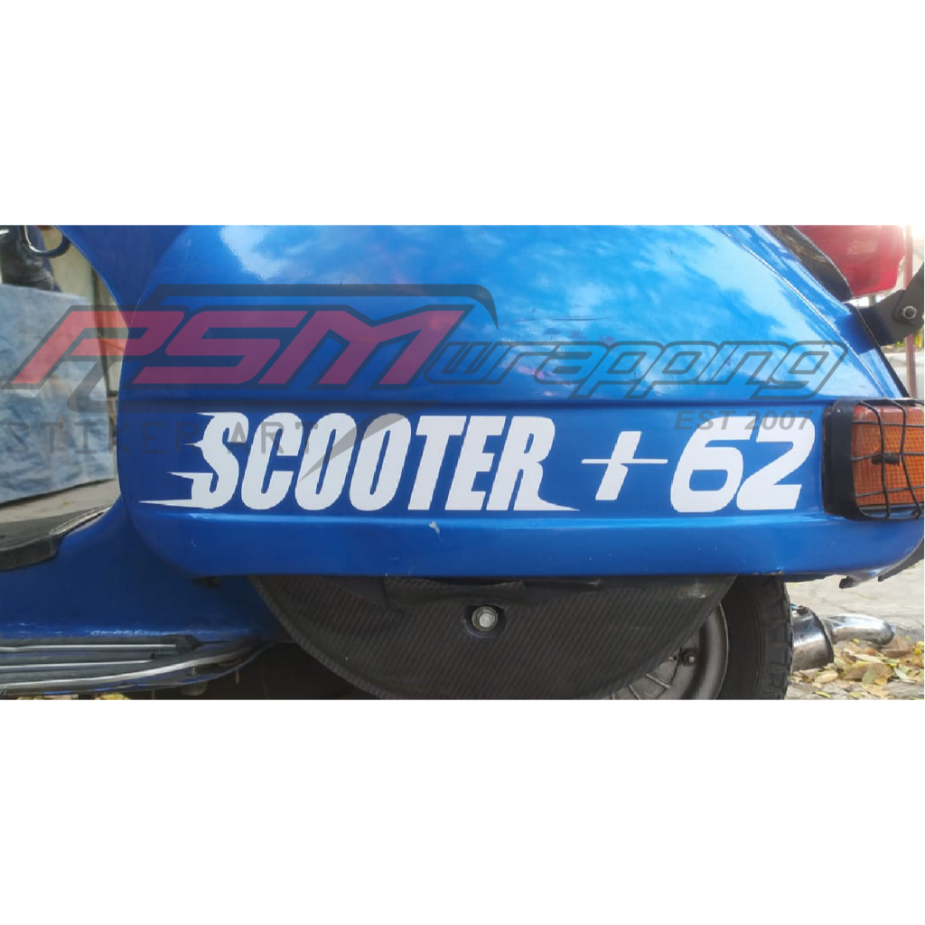 STIKER TEPONG VESPA STIKER CUTTING VESPA