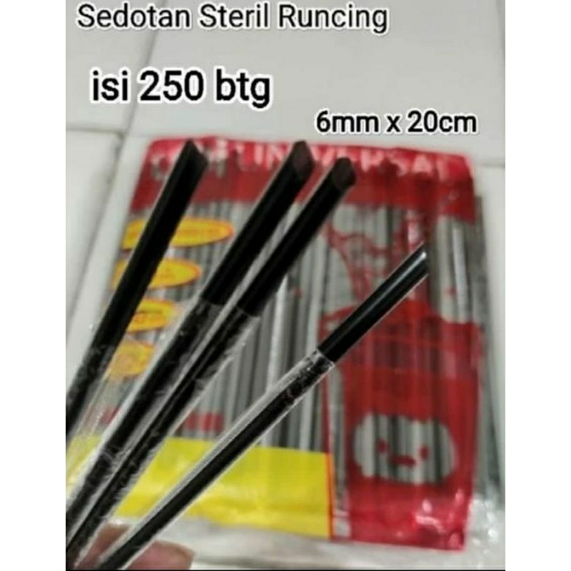 sedotan steril bungkus plastik