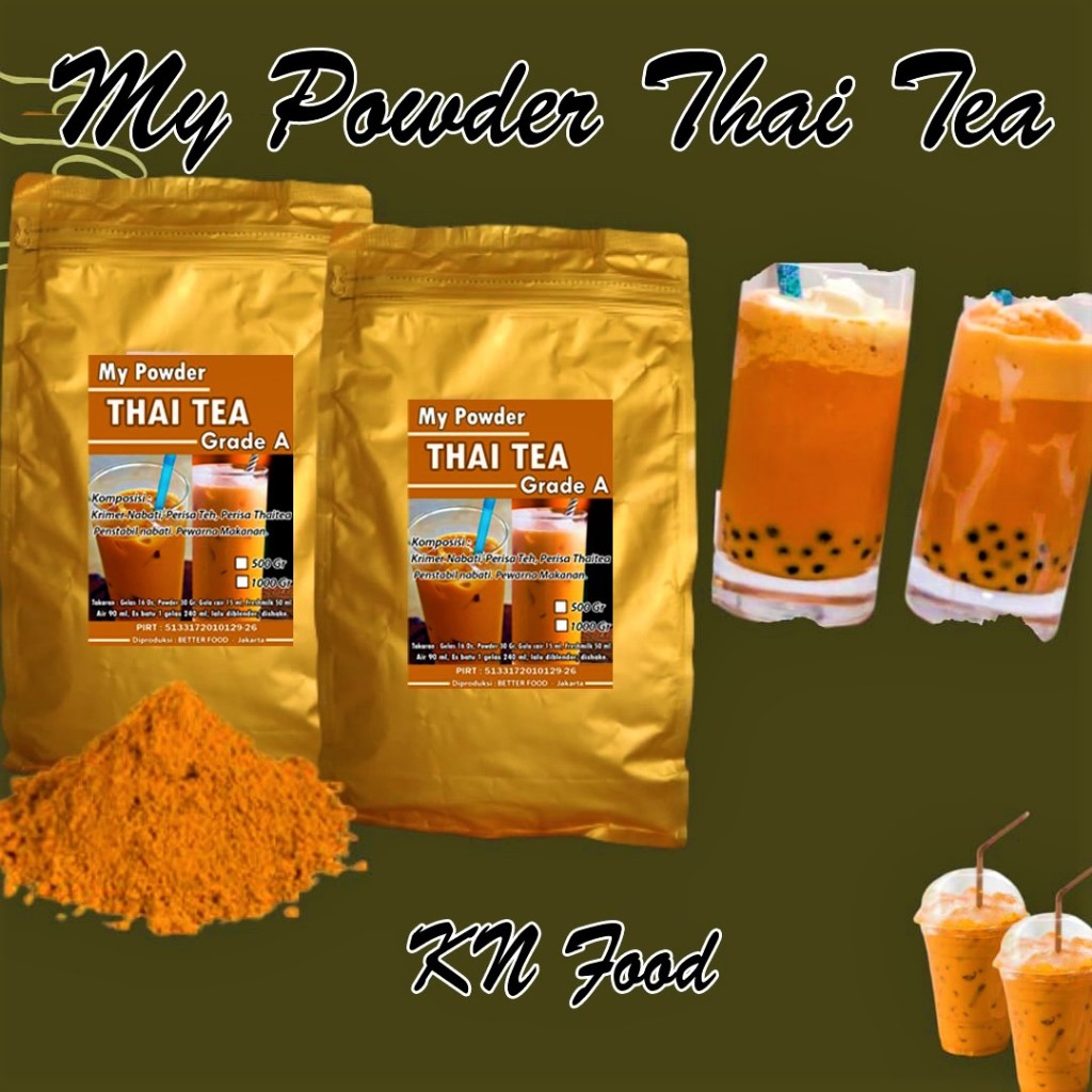 

My Powder Minuman Rasa Thai Tea Grade A 1 Kg