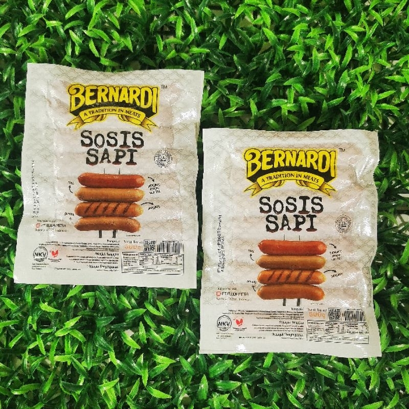 

Bernardi Sosis Sapi Premium - Berat 500 gr - Isi 15 pcs - Panjang 10 cm