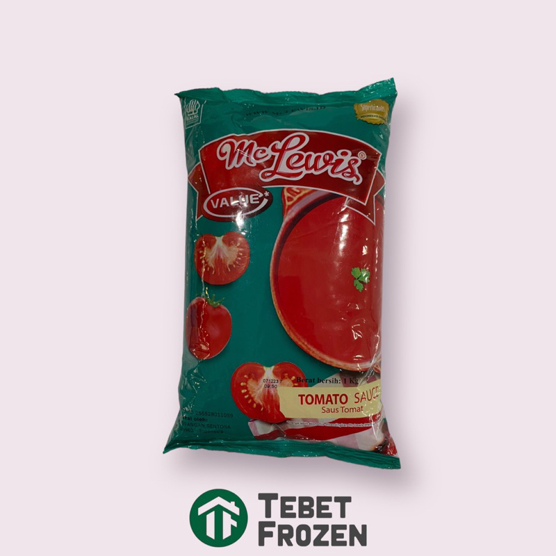 

MC LEWIS SAOS TOMAT VALUE PACK 1KG - TEBET FROZEN