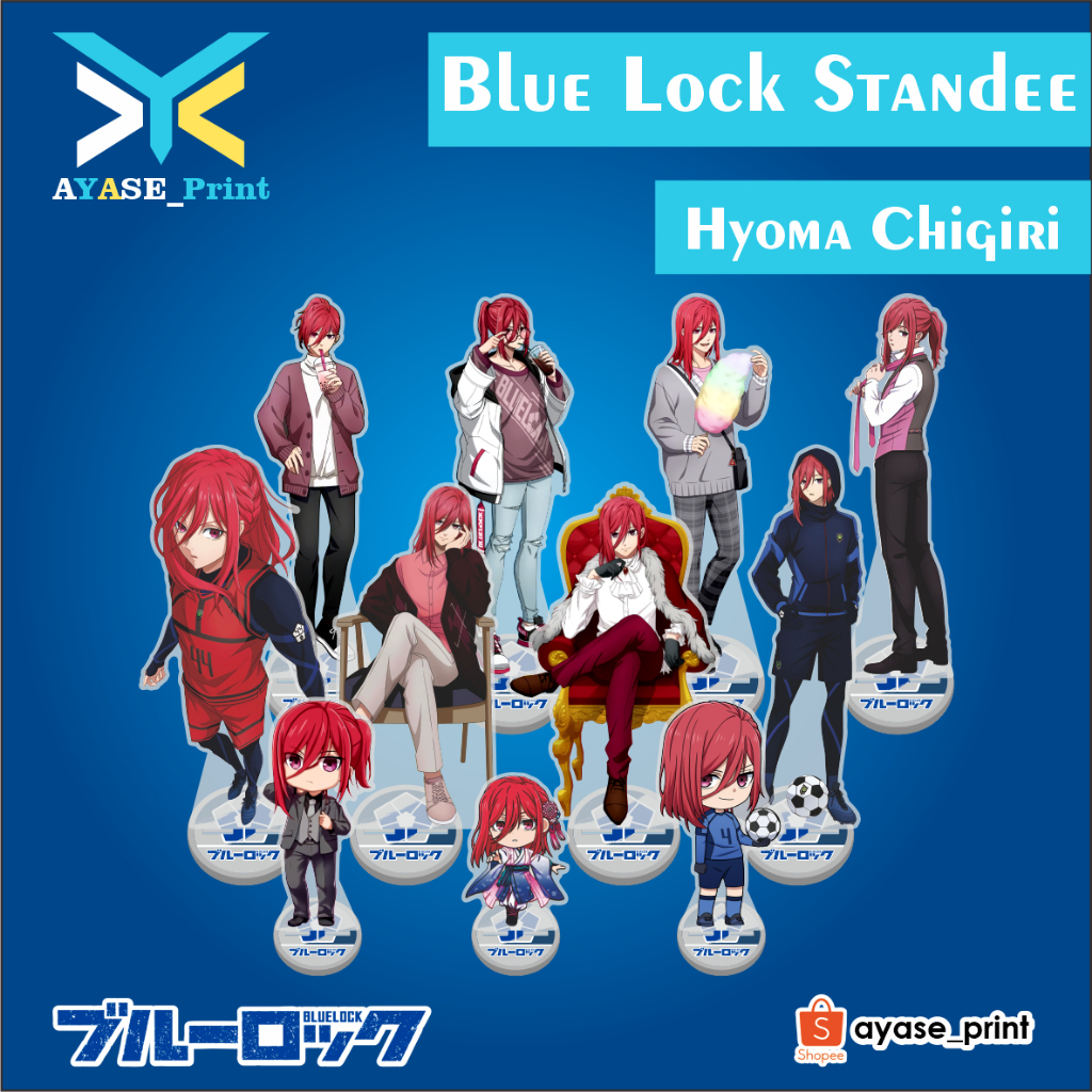 Standee Akrilik BLUE LOCK HYOMA CHIGIRI