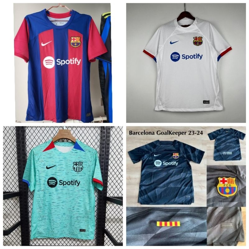 import Jersey bola Barca Barcelona Home Away 3rd 4th 2023/2024 2022/2023 2021/2022 2020/2021 2019/20