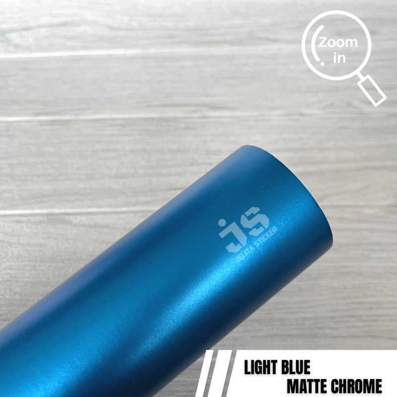 Sticker Light Blue Matte Chrome / Skotlet Biru Muda Satin / Stiker Biru Laut Mettalic Doff