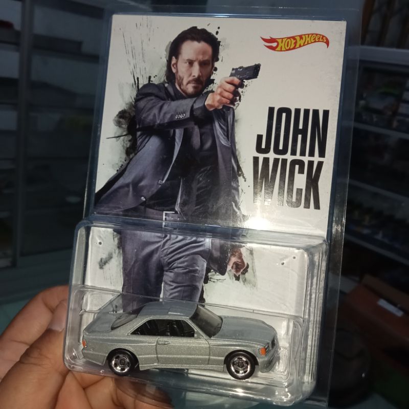 Custom Card John Wick Mercedes Benz AMG Free Protector Hw Hot Wheels Hotwheels Bday Gift Hadiah Kado