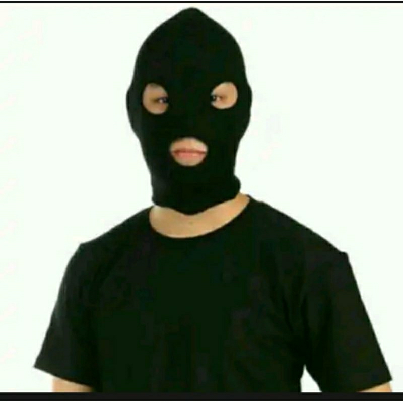 topi kupluk ninja rajut bahan tebal
