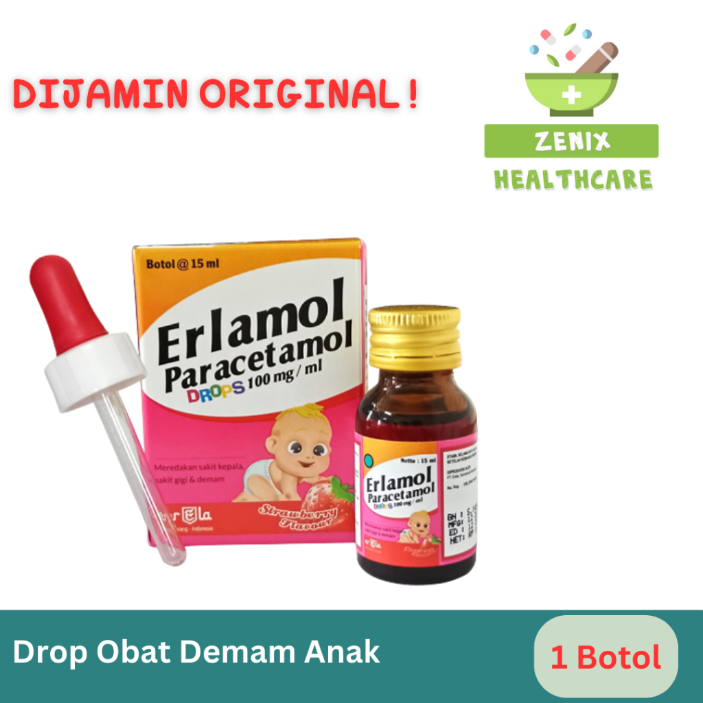Erlamol Drop Obat Demam Anak