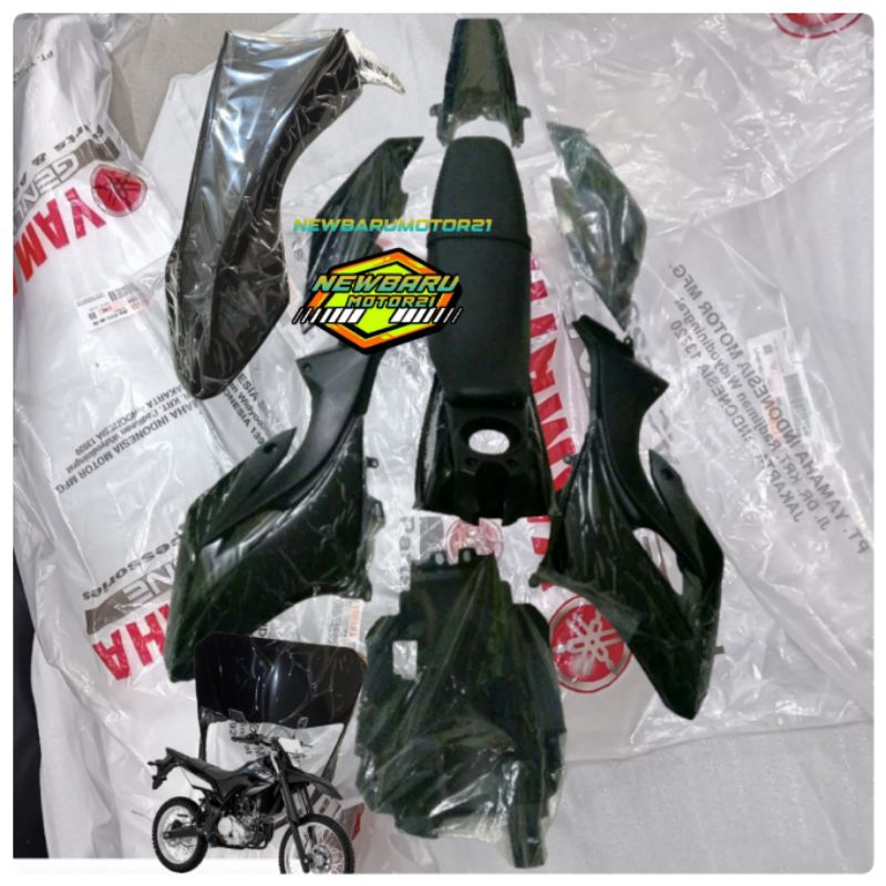 Cover Body set yamaha WR 155 WR155 hitam original YGP Asli yamaha