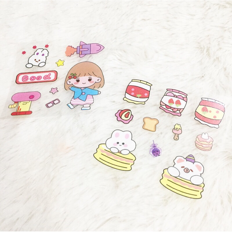 

Set 2pcs Sticker Washi Stiker Hiasan