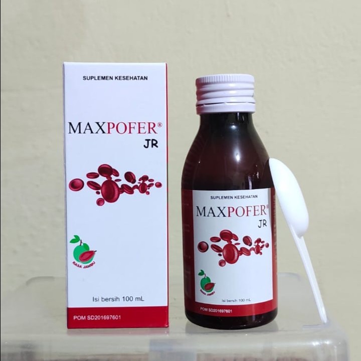 Maxpofer Jr Syrup 100 mL/ Suplemen Kesehatan Anak