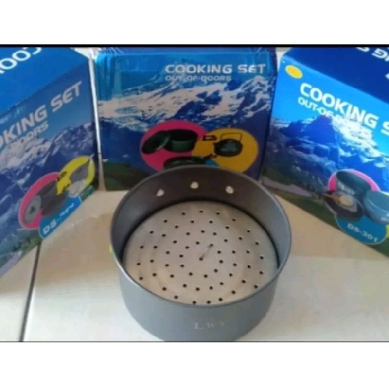 Sarang Langseng Cooking Set DS 200/ 300/301/308 Bahan Stenlis  Dan Aluminium