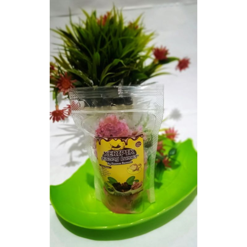 

Keripik Pisang Lumer Rasa Strawberry