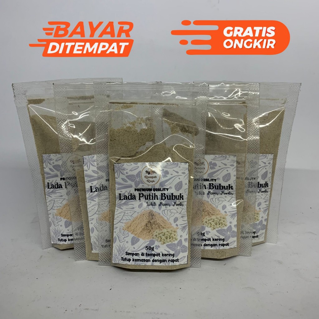 

100gr Merica / Lada Putih Bubuk / Ground White Pepper / Rempah / PREMIUM QUALITY