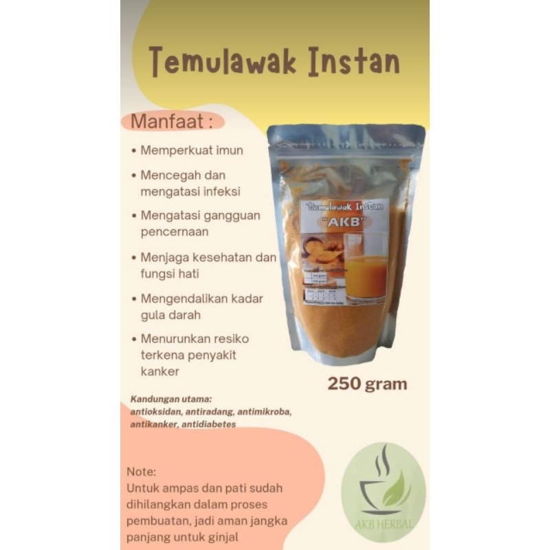 

TEMULAWAK INSTAN