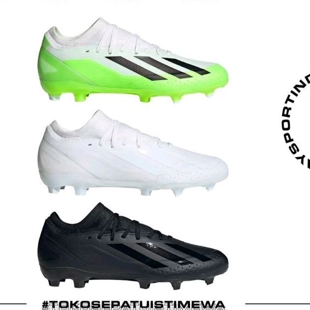 SEPATU BOLA ADIDAS X CRAZYFAST.3 FG - 3 WARNA