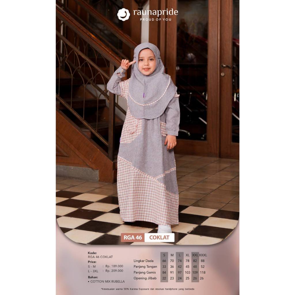 RAUNA GAMIS ANAK &amp; GAMIS DEWASA