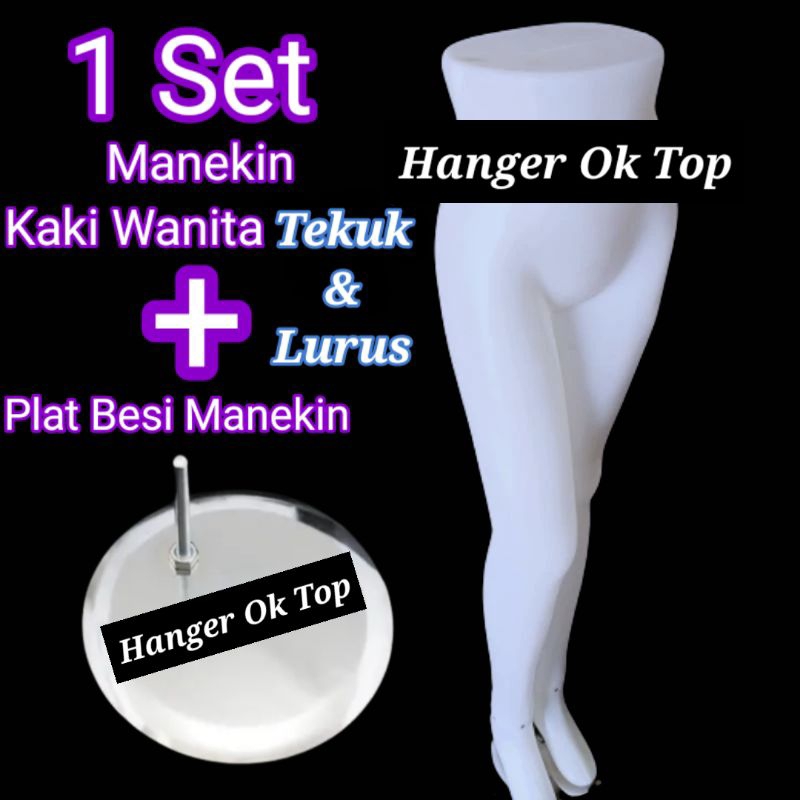 Manekin Kaki Wanita Dewasa ( Tekuk & Lurus)