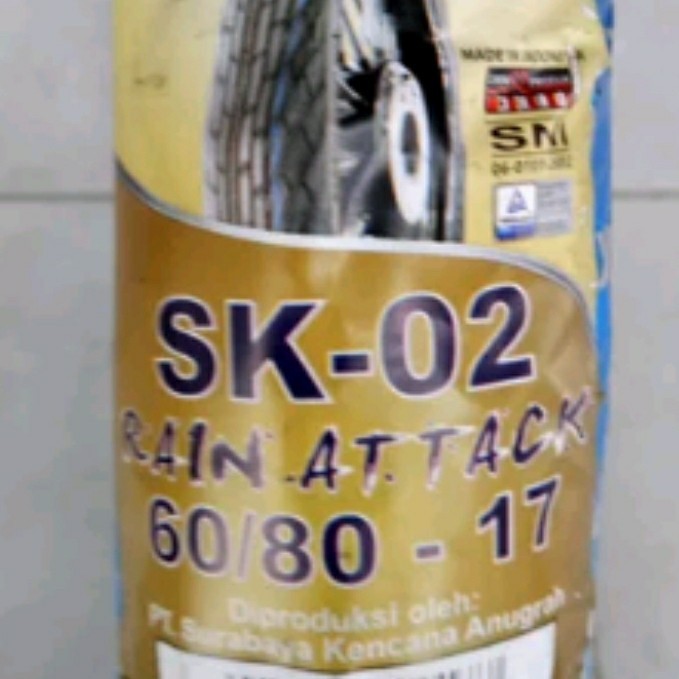 Ban PRIMAAX 60/80-17 SK-02 RAIN ATTACK TUBETYPE BUKAN TUBELESS