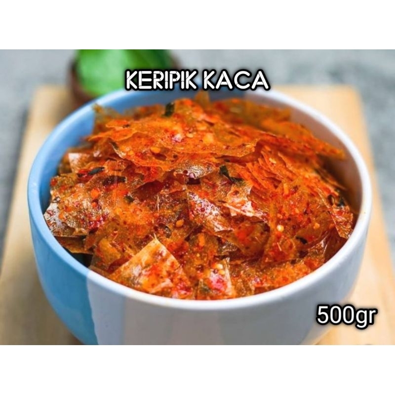 

ILAN DIHYAH SHOP - Keripik Kaca 500gr Kripca keripik beling rasa Pedas