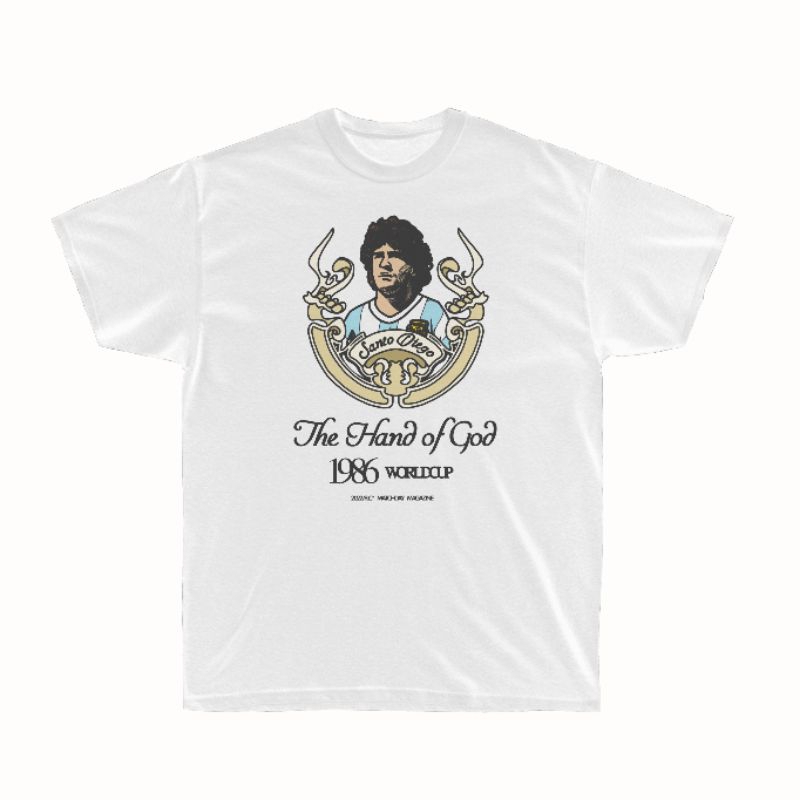 Tshirt Diego Maradona Hand Of God 1986 // Kaos Maradona by FLC®