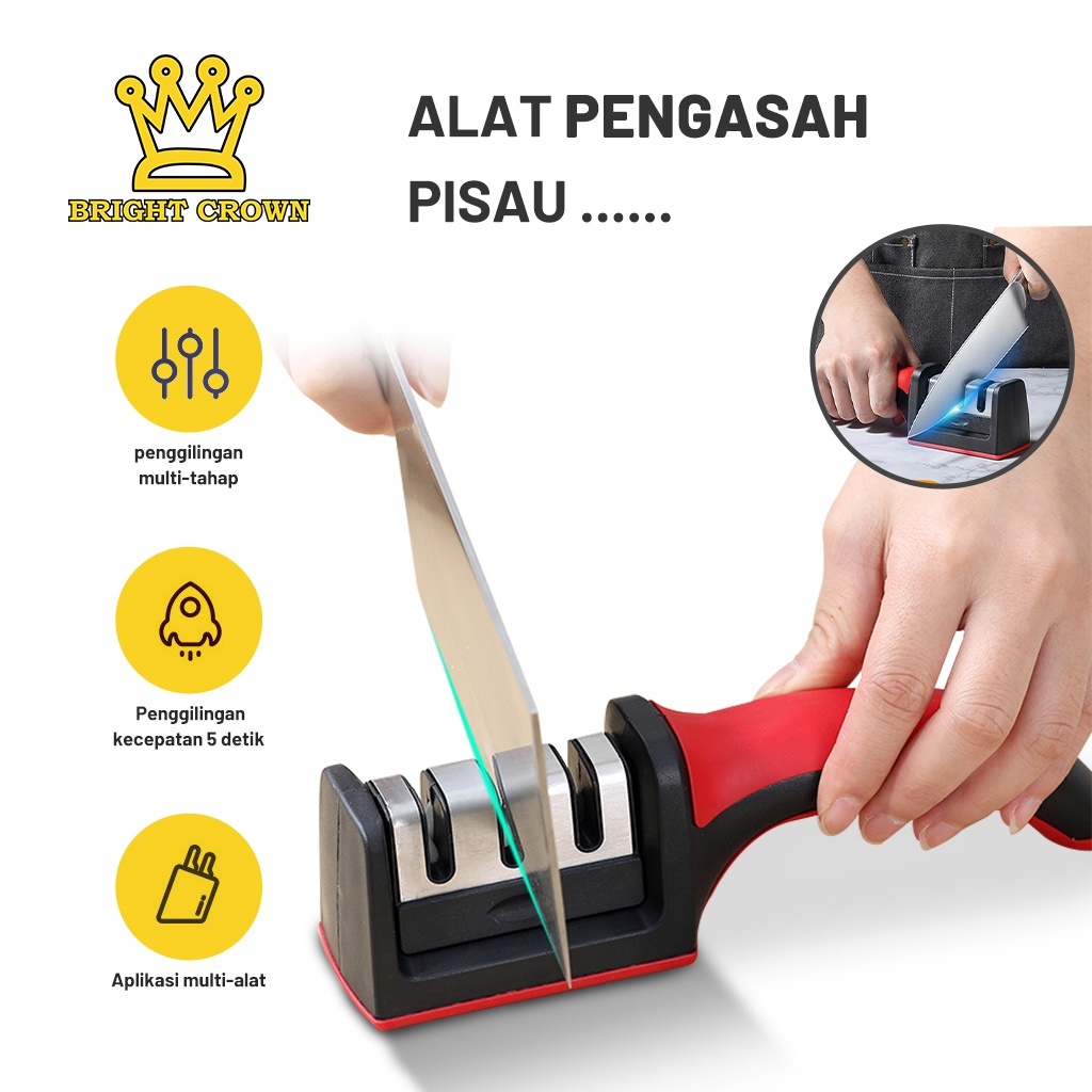 Alat Asahan Pengasah Penajam Pisau Gunting Profesional Tajam Dalam 5 detik Knife Sharpening