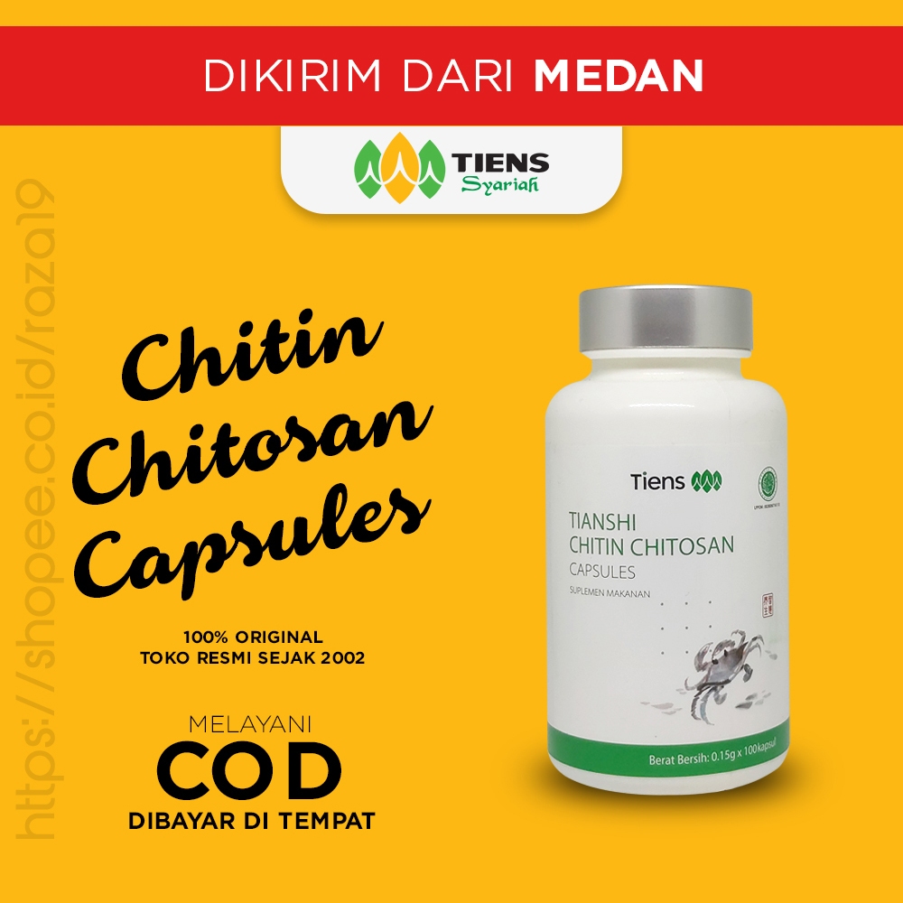 Chitin Chitosan Tiens TCM Herbal China Untuk Asam Lambung Maag