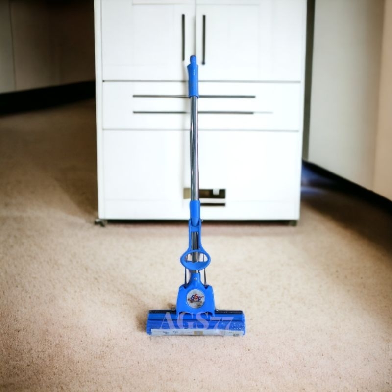 Alat Pel Lantai Set Tarik Otomatis Peras / Pel Karet Set Tarik Peras Otomatis / Pembersih Spons lipa