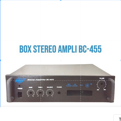 BOX STEREO AMPLIFIER USB BC-455 BOSTEC BOS AMPLI USB