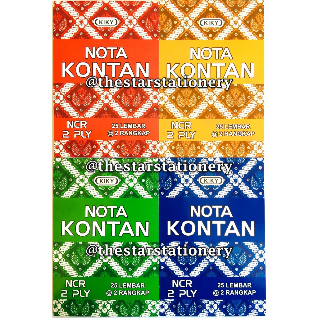 

(1 Biji) Buku Nota Kontan Kiky Kecil 2 Ply /Nota Kontan Kiky Kecil K2 (1 Biji)