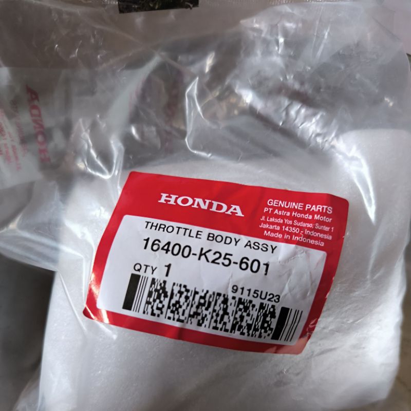 throttle body motor beat fi esp 2016 dan Scoopy fi esp 2016. model kabel gas 2.