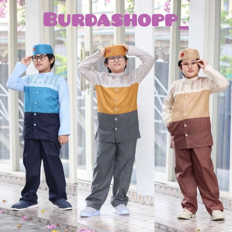 BAJU MUSLIM KOKO ANAK DANNIS TAPL1103 LAKI LAKI SIZE 2, 3, 4, 5, 6, 7, 8, 9, 10