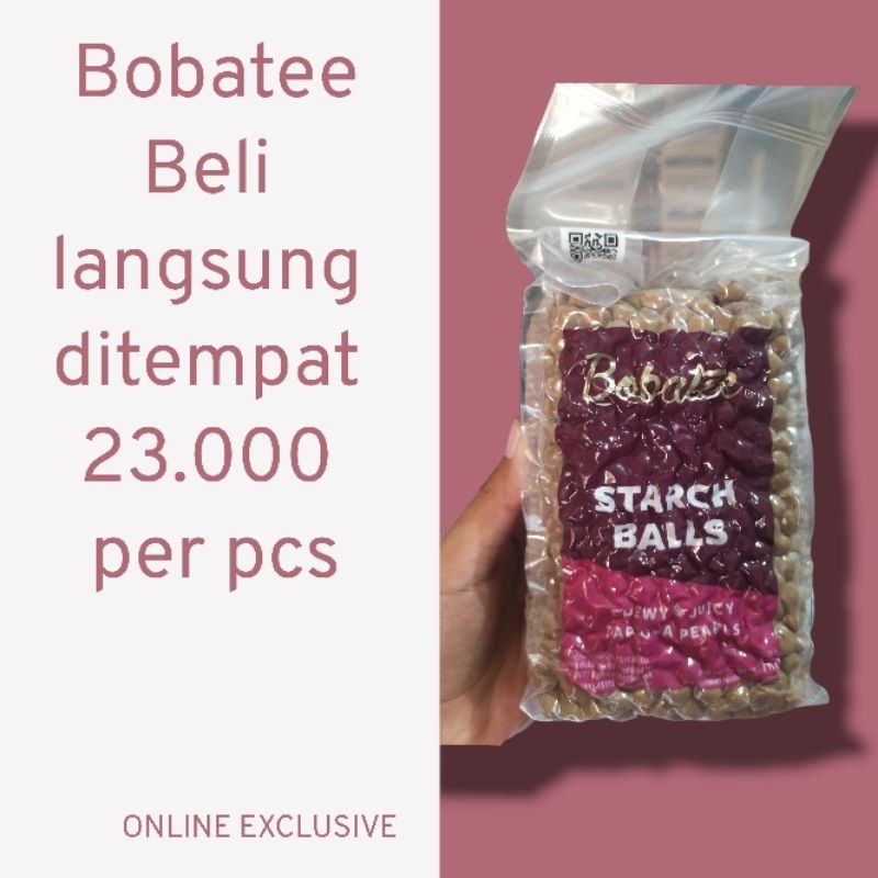 

BUBLE pearl tapioka Boba bobatee 1 kg tepung tapioka Boba brown sugar