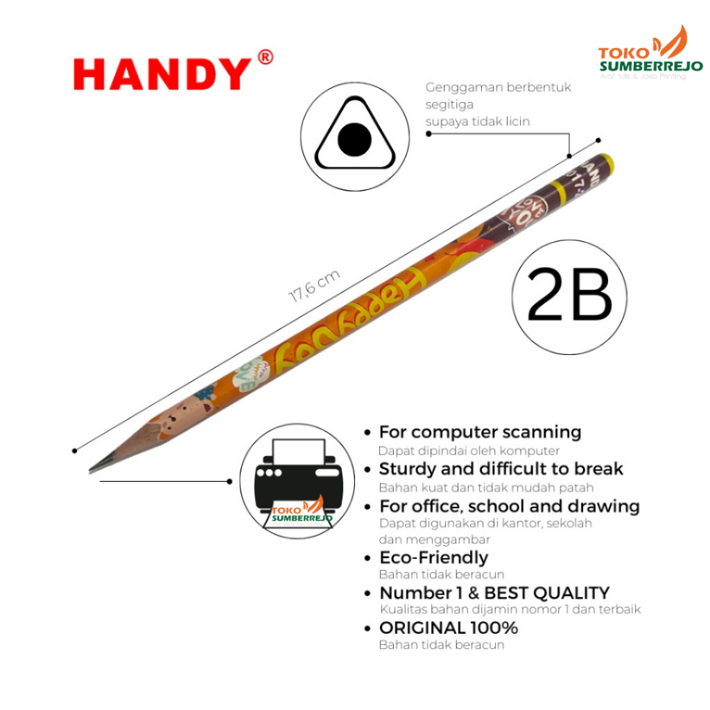 

Pensil Handy / Pensil 2B Handy / Pencil For Computer