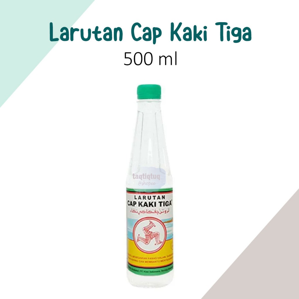 

Larutan Cap Kaki Tiga Botol 500 ml Mengobati Panas Dalam / Larutan Penyegar Botol Besar Cap Kaki 3
