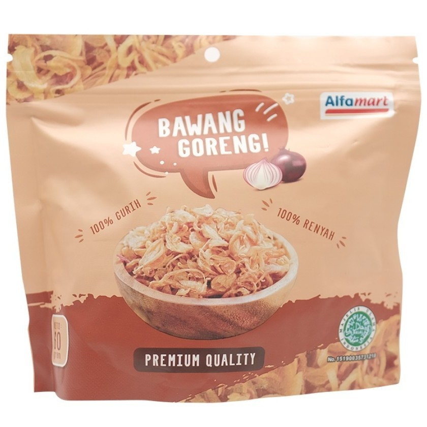 

Alfamart Bawang Goreng Pouch 60 g