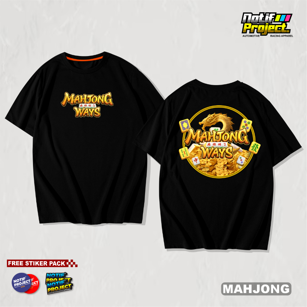 KAOS DRAGON MAHJONG WAYS, BAJU SLOT PRAGMATIC PLAY, T-SHIRT NOTIFPROJECT