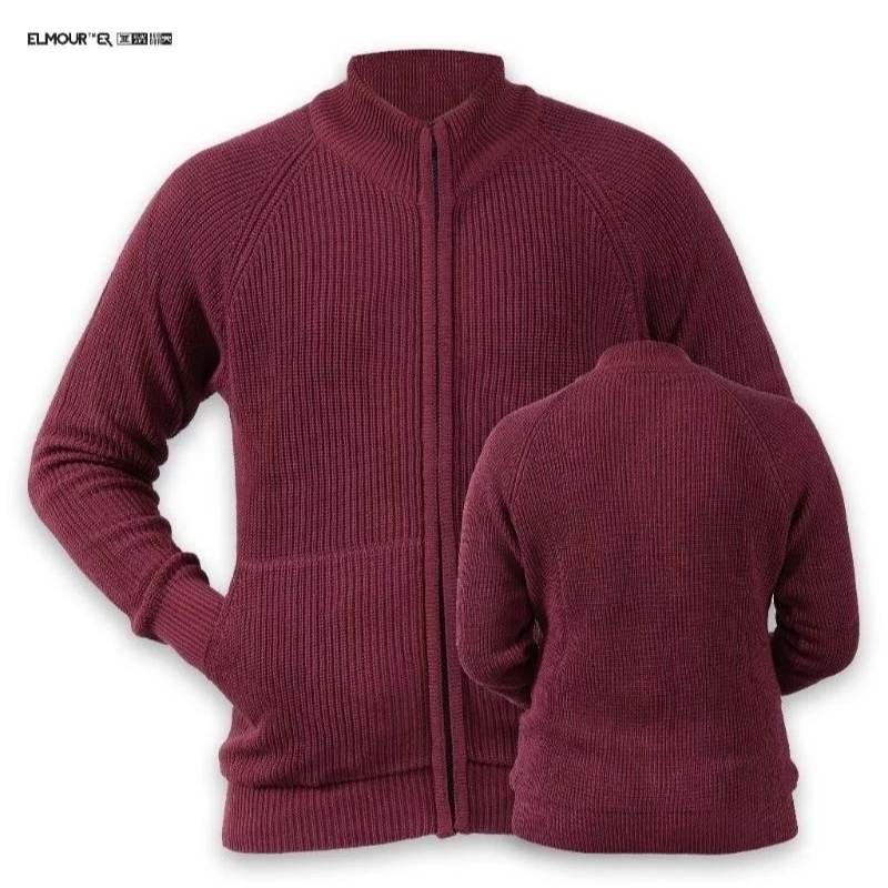 Sweater Rajut Elwave Resleting Pria/Wanita Bahan Tebal Exlusive