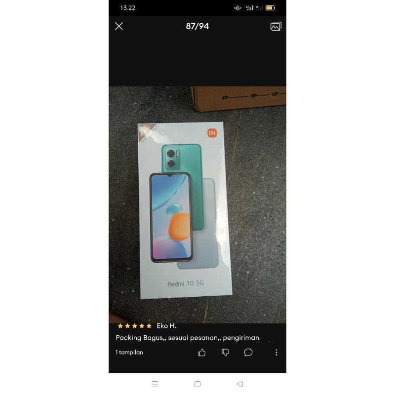 redmi 10 5G 6/128 gb resmi