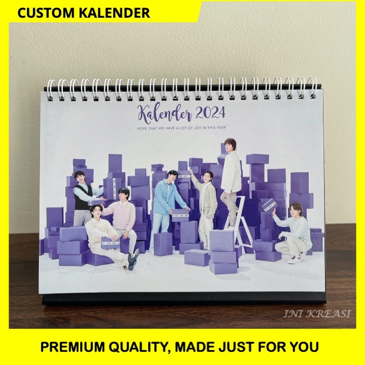 

CETAK CUSTOM KALENDER MEJA SATUAN, ALAS HARDCOVER PREMIUM QUALITY