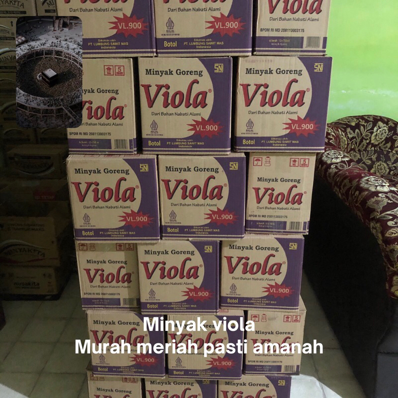 

minyakviola(VL900) (botol)isi12perkarton