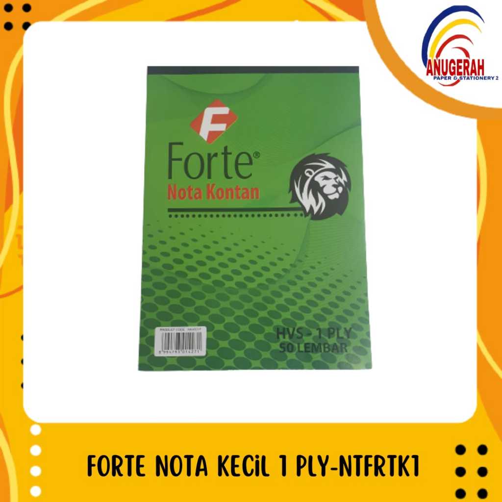 

FORTE NOTA KONTAN 1PLAY KECIL (PCS)