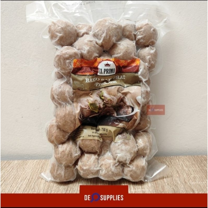 

El Primo Bakso Sapi Urat Premium 750gr - Baso Urat Elprimo Beef Halal