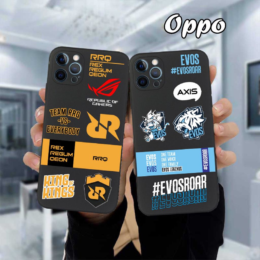 Case for OPPO A12 A5S A7 F9 A3S A9 2020 A5 2020 A31 2020 Motif Esport Cowok Cewek Lens Cover Soft Ca