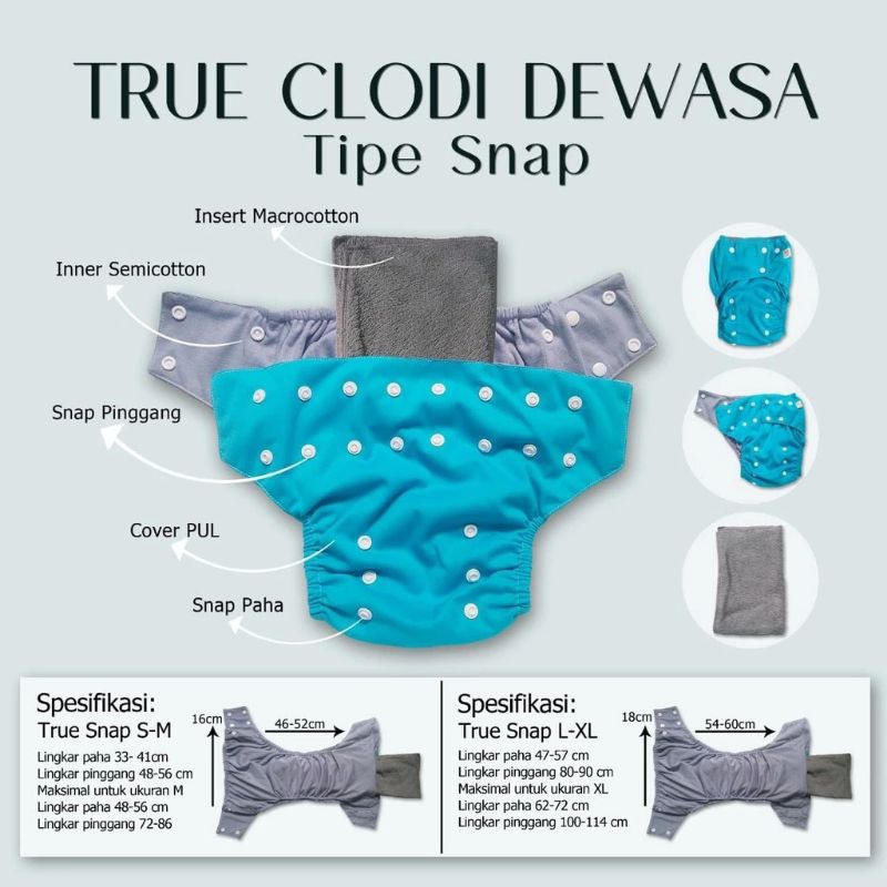 clodi lansia, clodi manula, popok kain dewasa, clodi dewasa