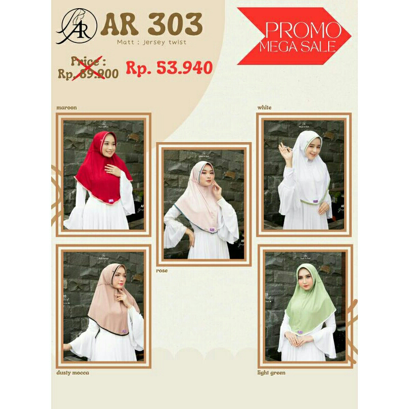 AR 303//ar303//hijabarrafi//hijabinstan//hijabori